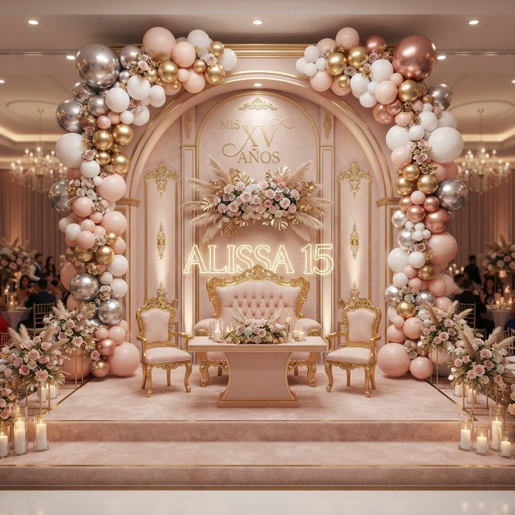 Render y diseño digital de la escenografía del evento